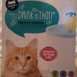 Pet Fountain-Pineapple-New In Box