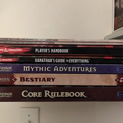 Pathfinder/D&D Books $20 Each