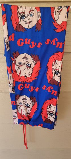 Chucky Good Guys Horror Print Pants size small unisex