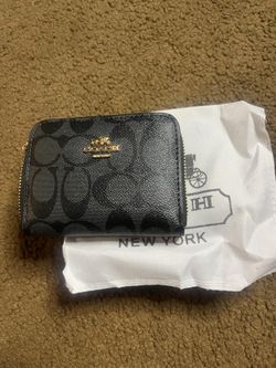 Black designer wallet