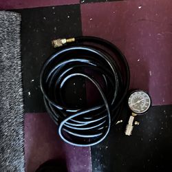 Engine Compressor Gauge And Airline Hose