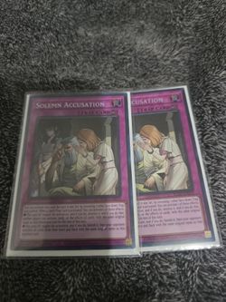 Solemn accusation yugioh