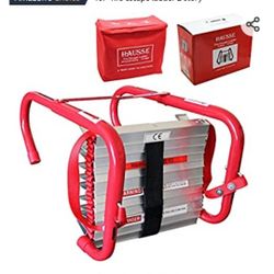 Hausse Retractable 2 Story Fire Escape Ladder, 13 Feet