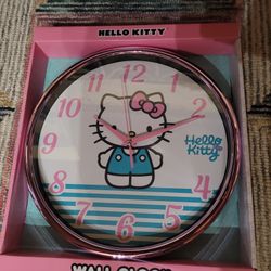 Hello Kitty Clock Wall Decor
