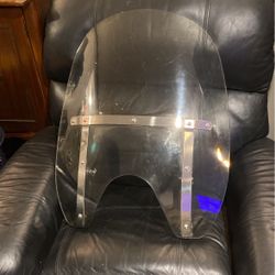 Harley Quick Disconnect Windshield / Double Seat/ Chaps Large