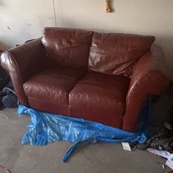 Leather Sofa 