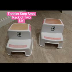Step Stools For Toddlers (Pack of 2)