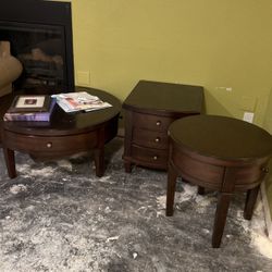 Coffee Table And Nightstand + The Drawer 