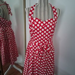 Retro 50s Halter Dress 3XL