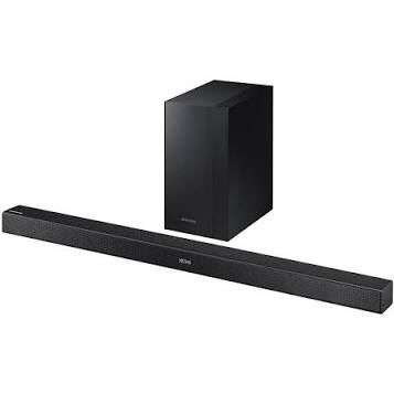Samsung TV sound bar and subwoofer with remote