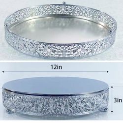 Silver 14" Cake Stand