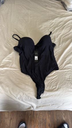 Fashon nova Classic Look Bodysuit - Black