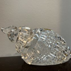 Waterford Conch Shell Crystal Paperweight 