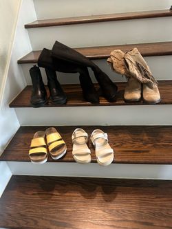 Lot of women’s boots & sandals size 6 & 6.5 all for $10