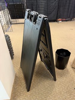Large sandwich board sign stand