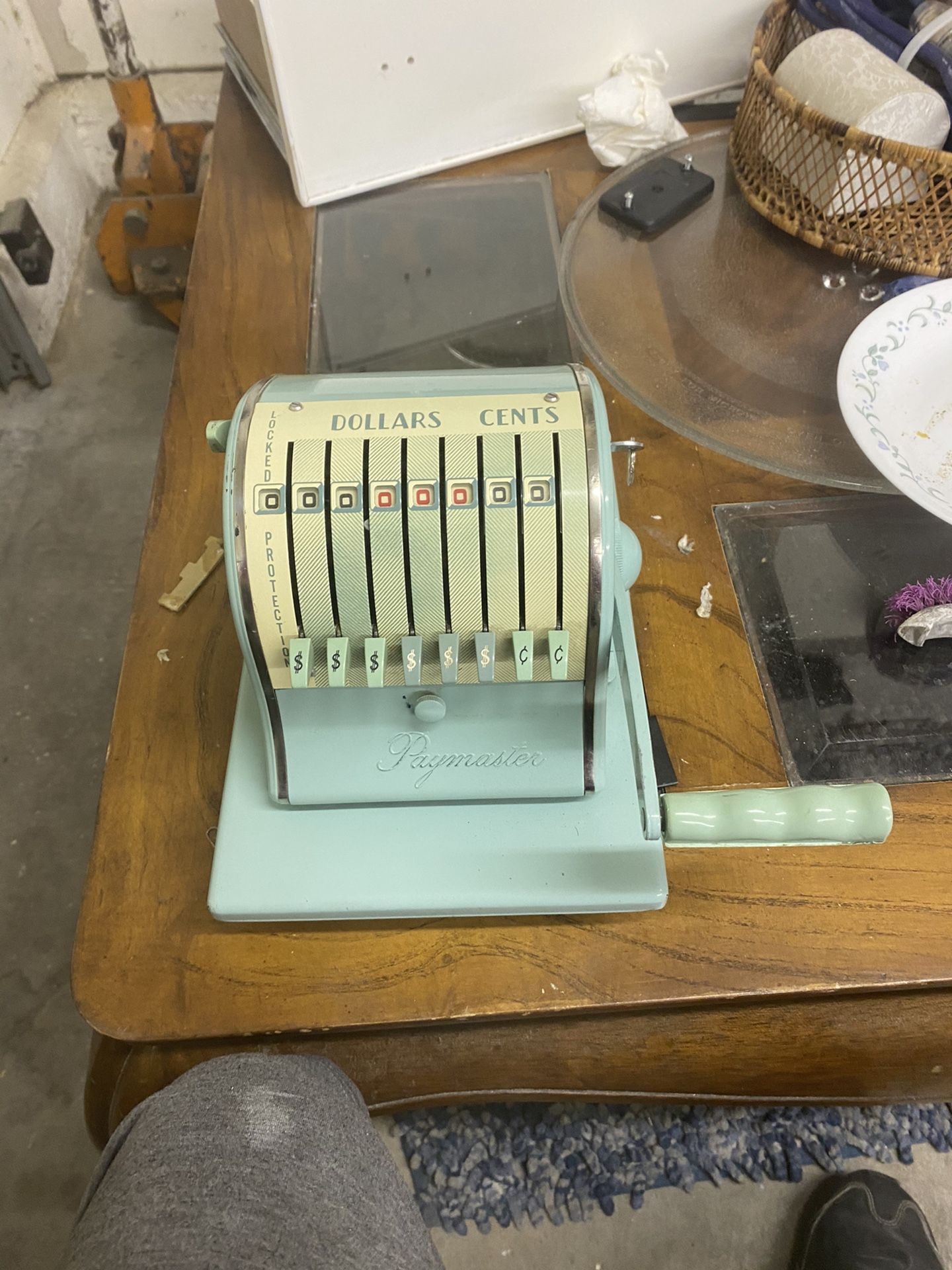 VTG Paymaster Series X-2000 Ribbon Check Writer w/key