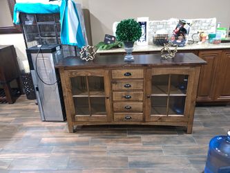 BROWN SERVER TABLE