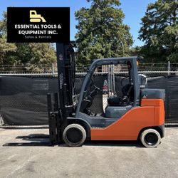 2019 Toyota 8FGC55U-PRS Forklift 12,000 LBS 3-Stage Propane 4-Way Shift- 8930 Hr