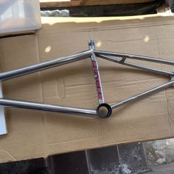 REDLINE Chrome BMX bike frame for 20” tires