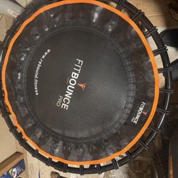 Fit Bounce Pro Fitness Trampoline.