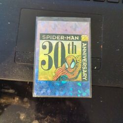Spider Man 30th Anniversary Card Holographic 