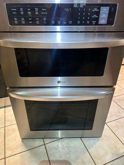 LG: wall microwave oven combo 30” inch