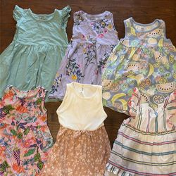 Little girl clothes size 4t summer dress bundle (8pcs)