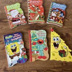 Kids Christmas Board Books Lot 