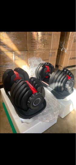 Pairs adjustable dumbbell for sale brand new in boxes (5 lbs To 52 5 lbs Each dumbbell) $220