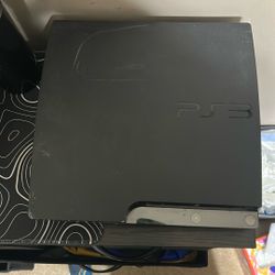 PS3 Color Black No Cord Or Controller 