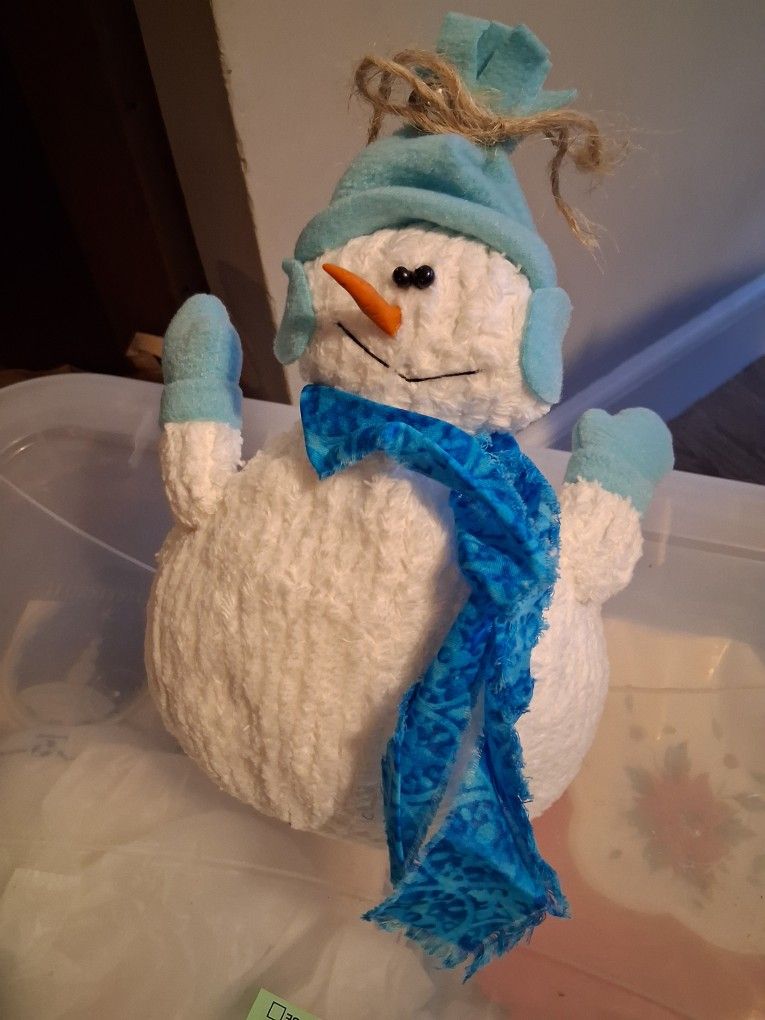 Plush Snowman
