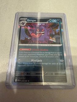 Gengar Holo Pokémon Card 050/088