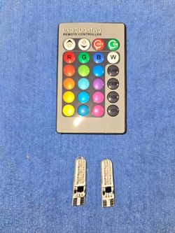 921/912 RBG led bulbs with remote