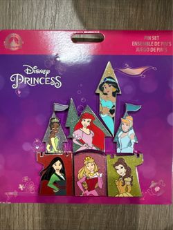Disney Princess Castle 7 pin booster pack