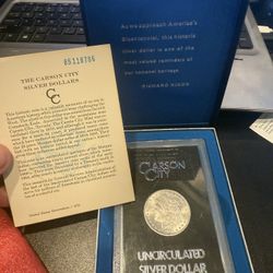 1885 CC Morgan Silver Dollar GSA