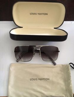 Louis Vuitton Aviator Sunglasses Z0339U 948 140 Silver for Sale in