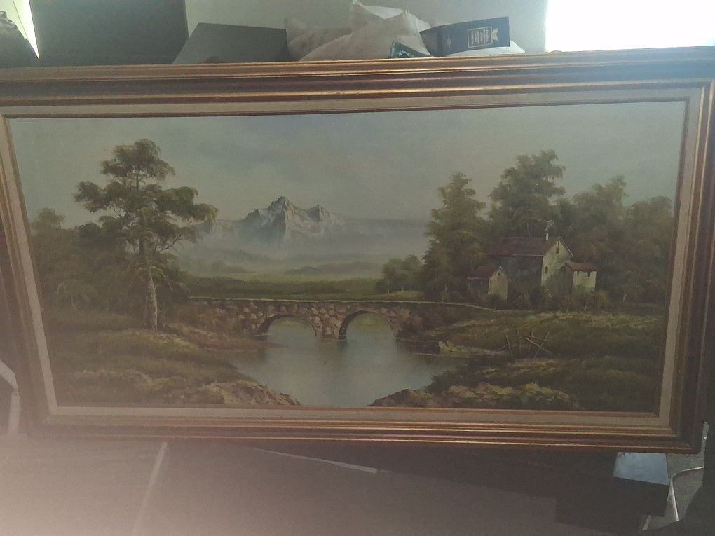 Sallers Antique Oil Painting