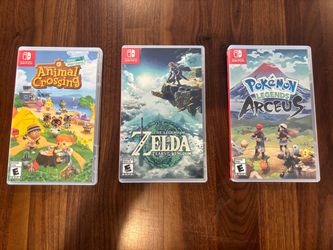 Nintendo Switch Games - Zelda, Pokemon