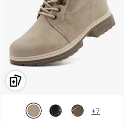 ANJOUFEMME Casual Winter Hiking Boots For Women -size 10width