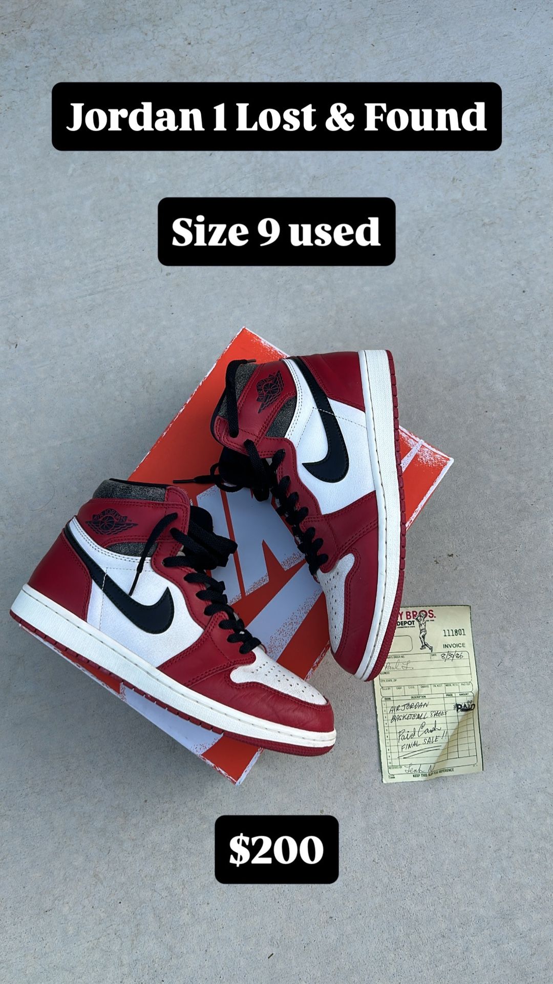 Jordan 1 Lost And Found