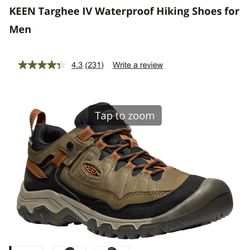 Keen Targhee IV Water Proof Hiking Shoes For Men 