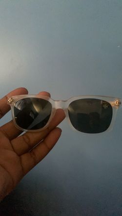 Chrome heart glasses