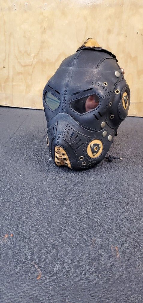 Steampunk  Leather Mask Handmade And Hand Stitching 