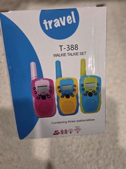 Travel T-388 Walkie Talkie Set of 3