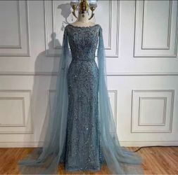 Dusty Blue Dress