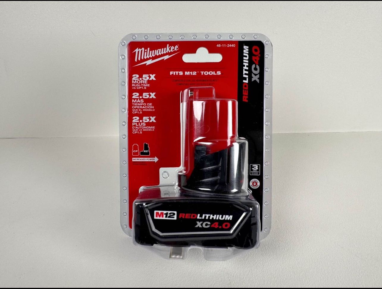 Milwaukee Battery 4.0 M12
