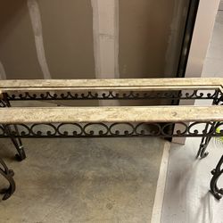 Marble Sofa/ Entryway Table