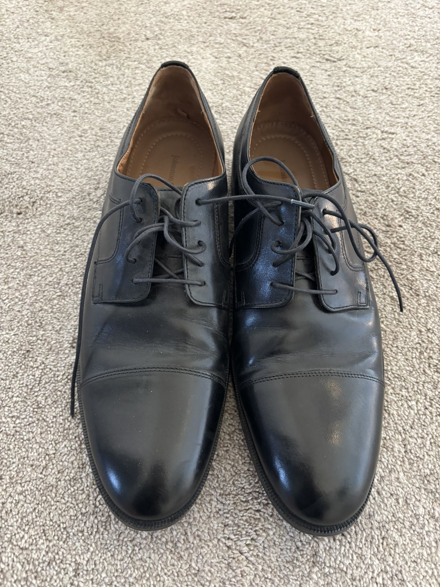 Johnston & Murphy Black Dress Shoes Sz12