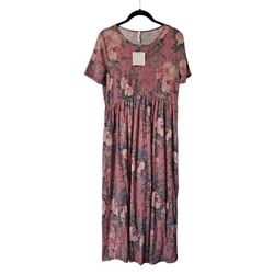 Orange Creek Floral Dress Womens Medium