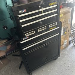 Stanley  5 Drawer Tools Black 
